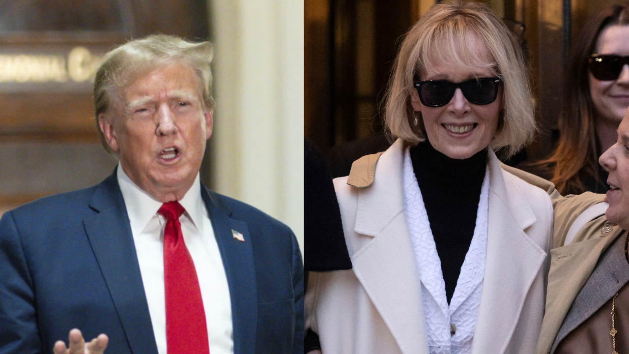 Donald Trump and E Jean Carroll