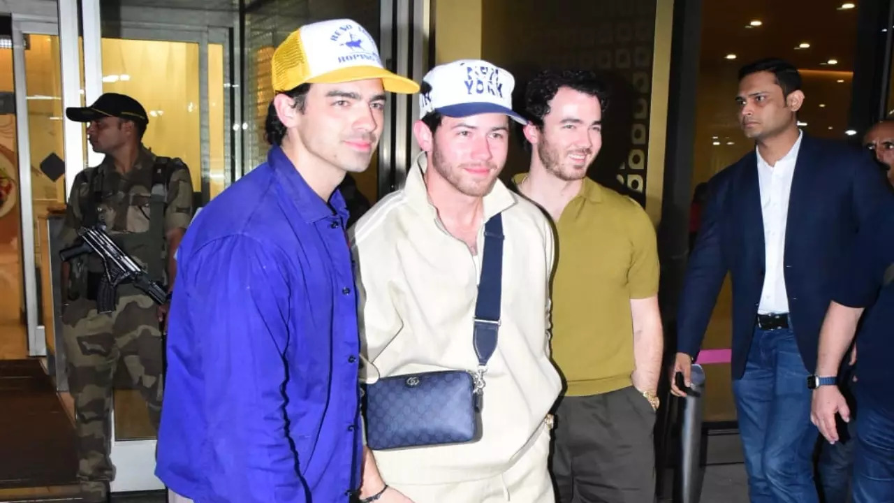 Nick Jonas Arrives In India With Brothers Joe, Kevin Ahead Of Lollapalooza 2024. Netizens Welcome 'National Jiju'