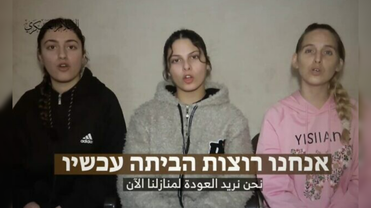 Hamas Releases Disturbing Video Of 3 Female Hostages Begging To Be Released