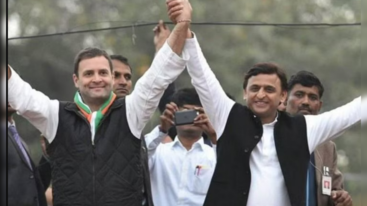 Akhilesh Yadav Announces Alliance With Congress In Uttar Pradesh