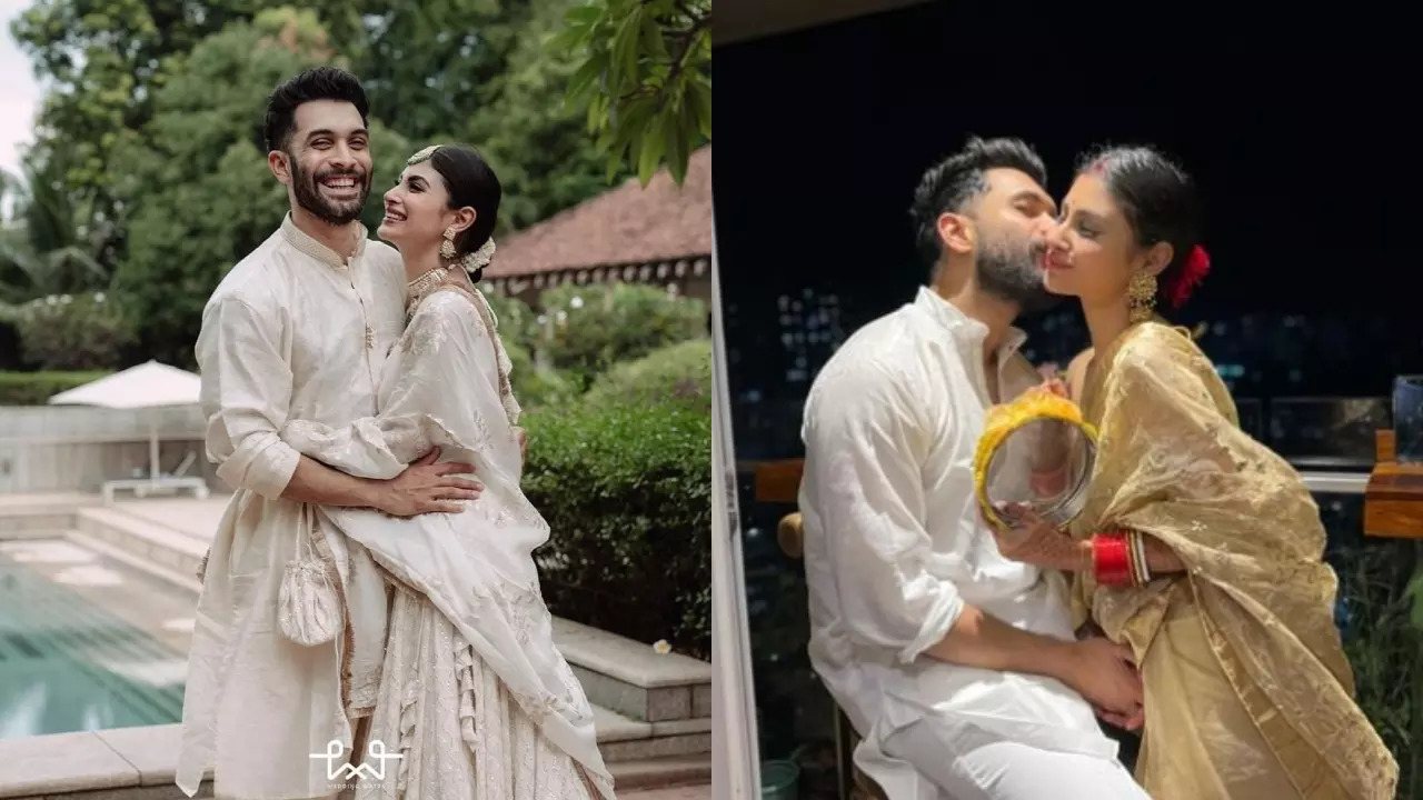 Mouni Roy Shares The Sweetest Post For Hubby Suraj Nambiar On 2nd Wedding Anniversary