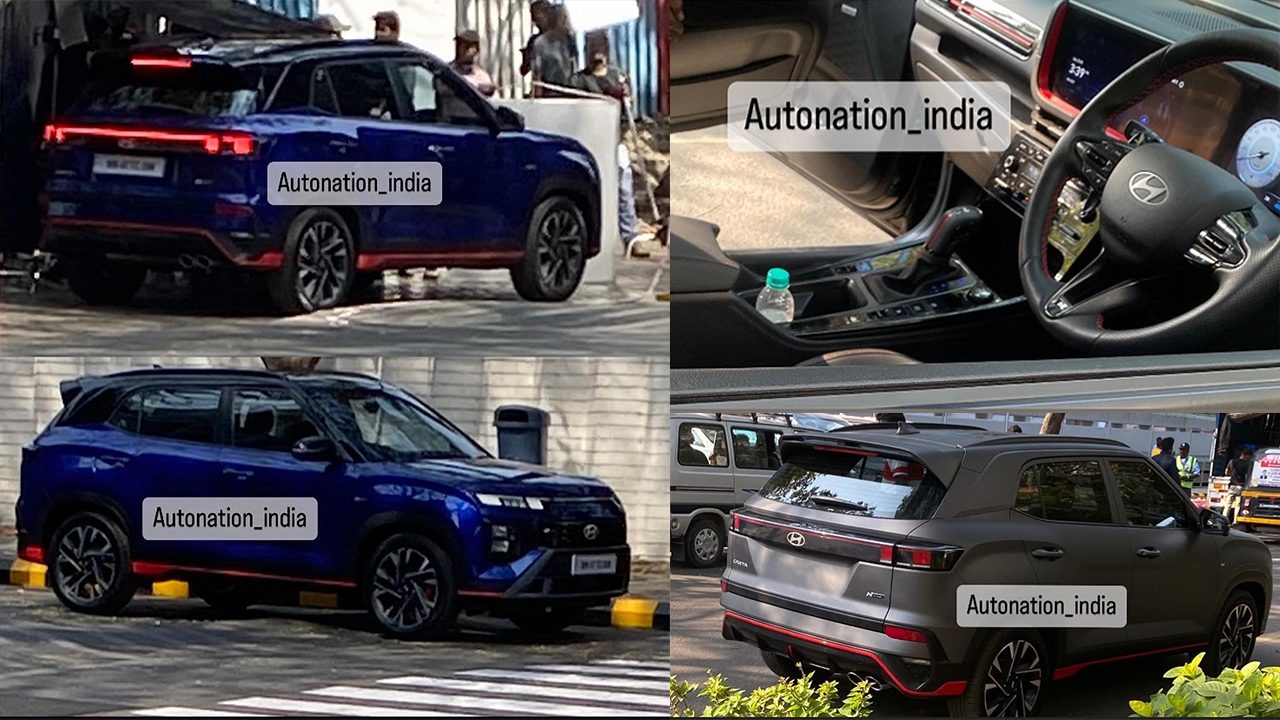 Creta N Line: Hyundai Creta N Line Spotted Undisguised: Check Details Here