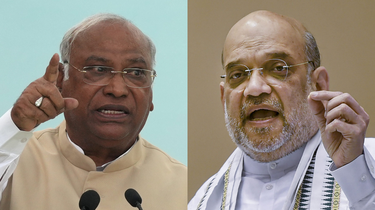 Mallikarjun Kharge, amit shah