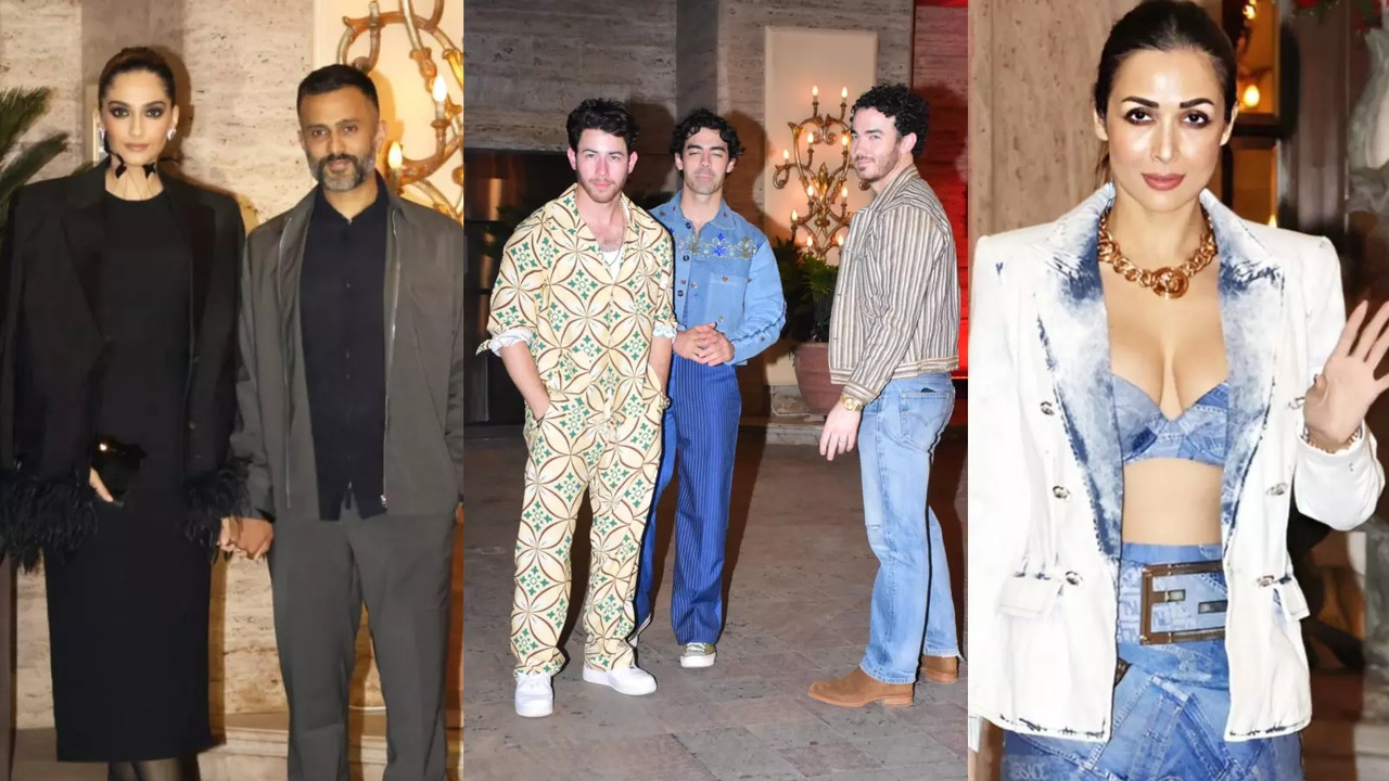 Celebs at Jonas Brothers' Party At Natasha Poonawalla's Residence