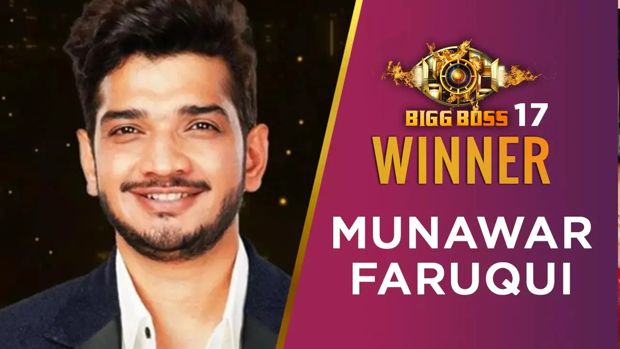 Bigg Boss 17 Winner Is Munawar Faruqui