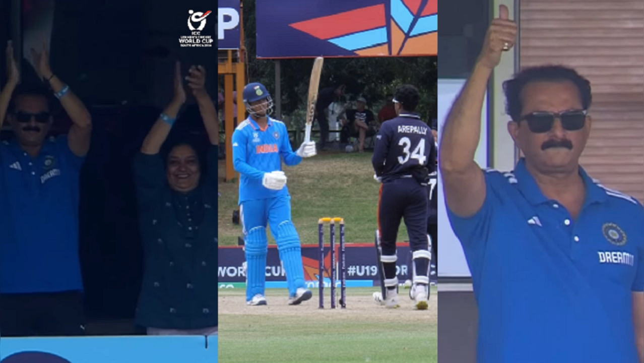 Arshin Kulkarni's parents reaction after he scores his maiden 100 in U-19 World Cup goes viral