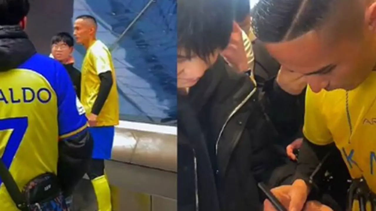 Made in China: Watch Fake Cristiano Ronaldo Signs Autographs For Surprised Chinese fans