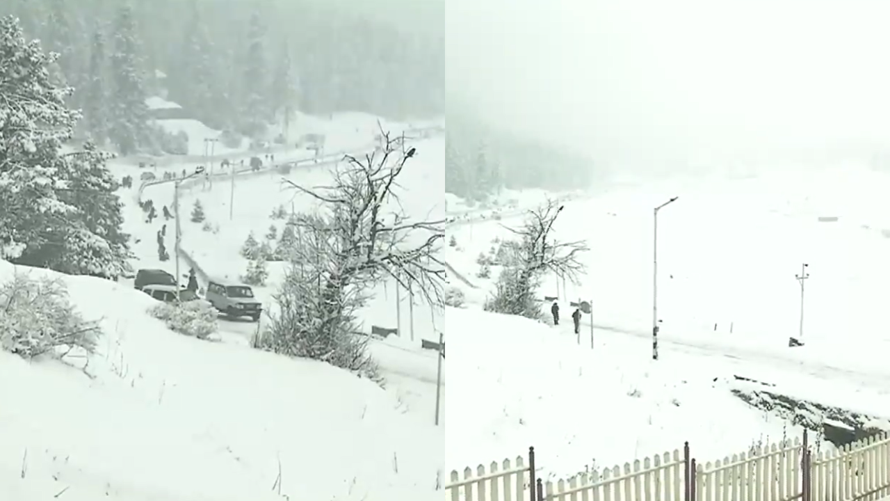 Fresh Snowfall Blankets Jammu And Kashmir, Tourists Throng To Gulmarg ...