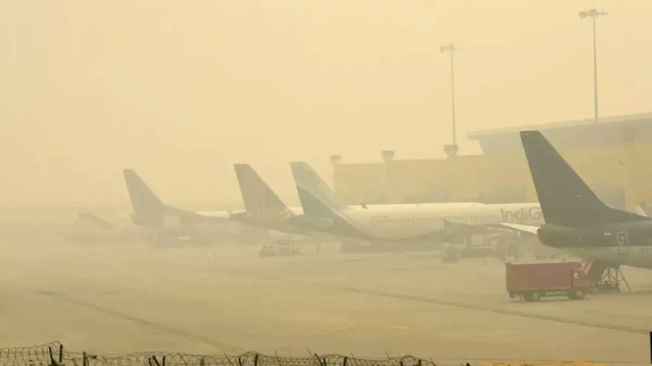 Flight Disruptions at Delhi-Airport.