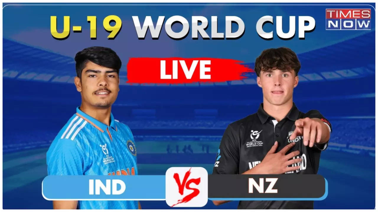 India U19 vs New Zealand ICC U-19 Mens World Cup Highlights India Thrash New Zealand By 214 Runs