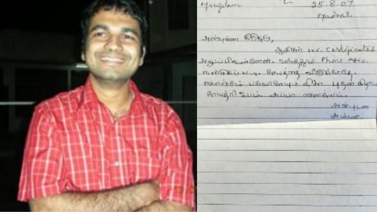 IIM Calcutta Graduate Shares First Letter from Amma, Small Words Send Strong Message of Warmth