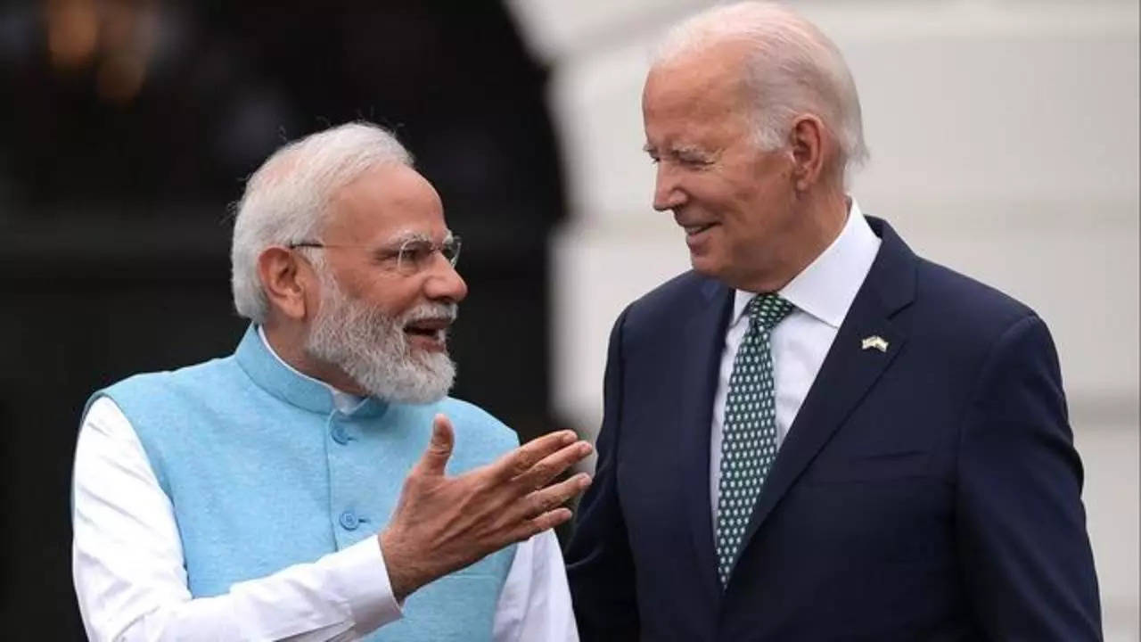 PM Modi with Joe Biden