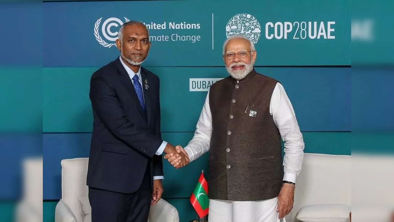 Muizzu With PM Modi