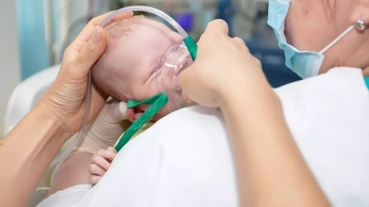 Respiratory distress in newborns