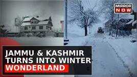Heavy Snowfall Blankets Jammu  Kashmir Two-Months Dry Spell Finally Ended  Latest News