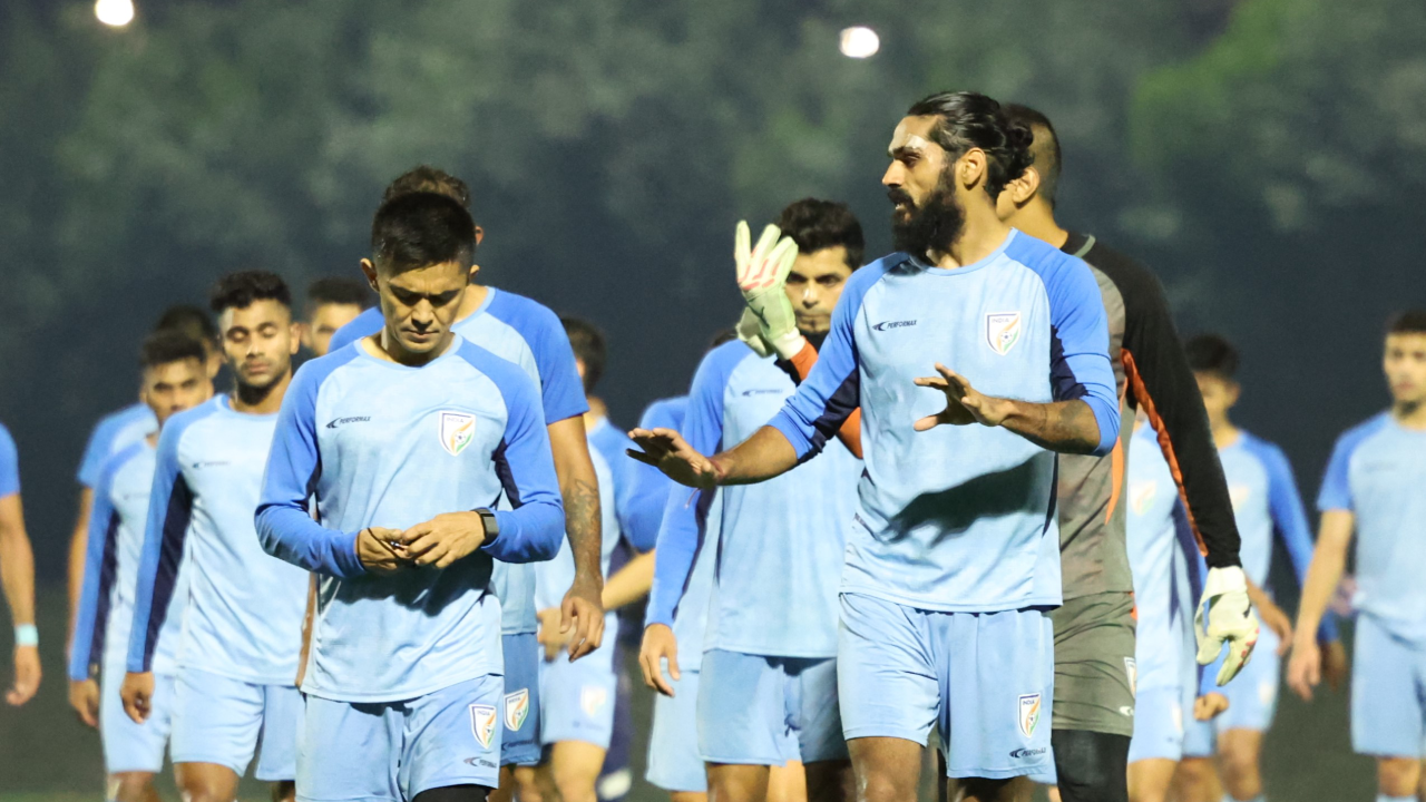 Indian football team afc asian cup training AIFF(1)