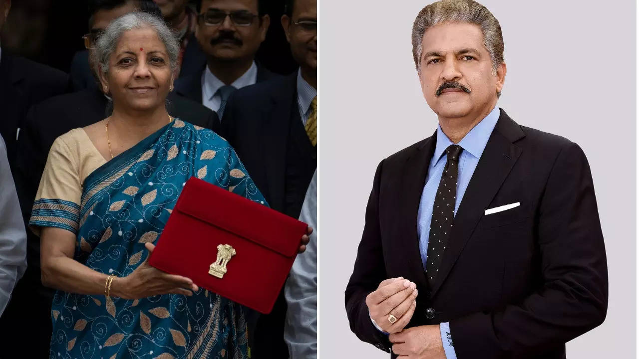 Anand Mahindra praised the Union Budget 2024 for making no dramatic changes. | Courtesy: AP/Mahindra Group