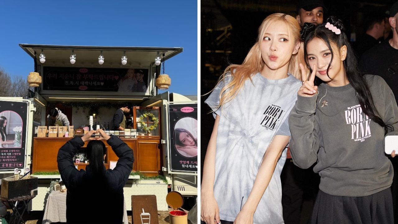 Blackpink's Rosé surprises Jisoo with a coffee truck on Omniscient Reader's Viewpoint Sets