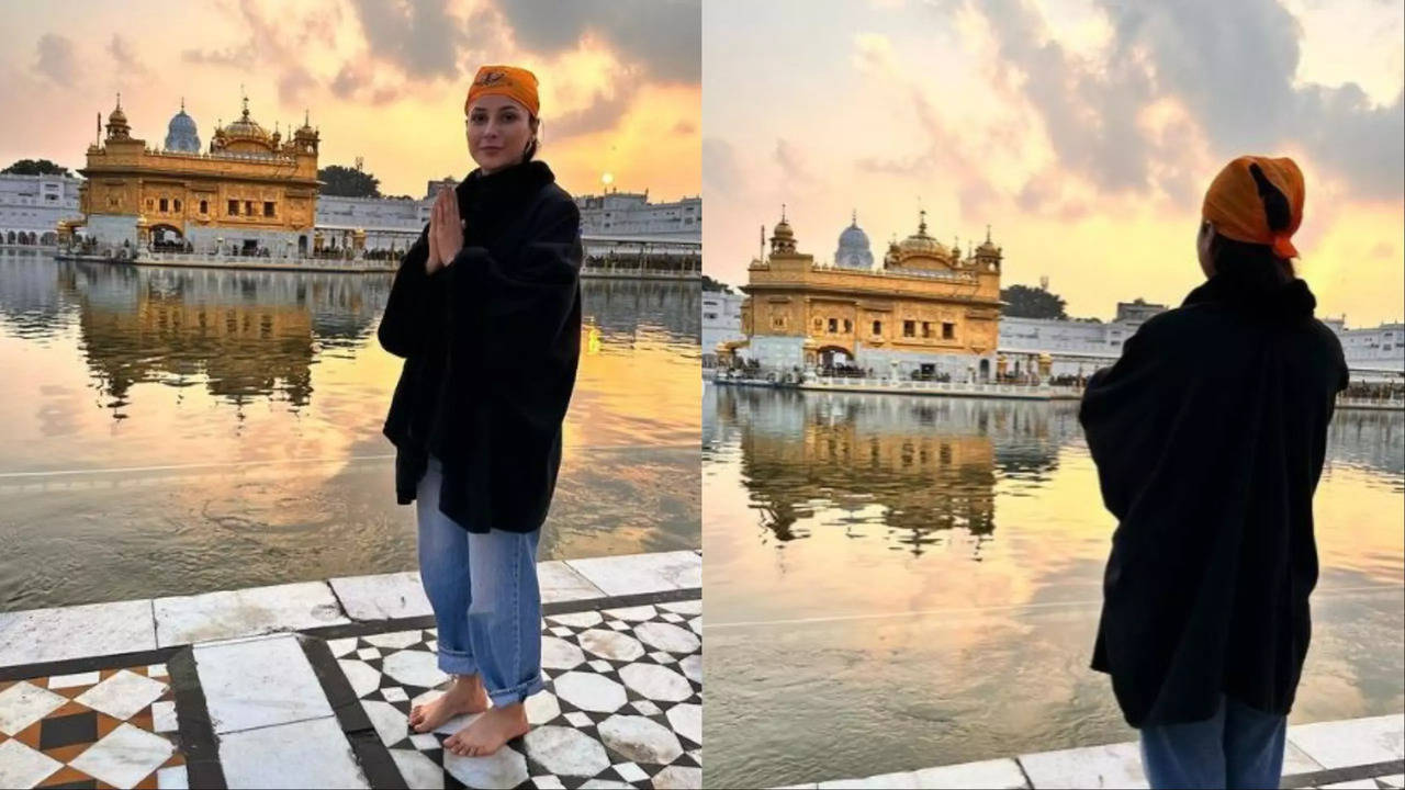 BB Fame Shehnaaz Gill Seeks Blessings At The Golden Temple; See Pics