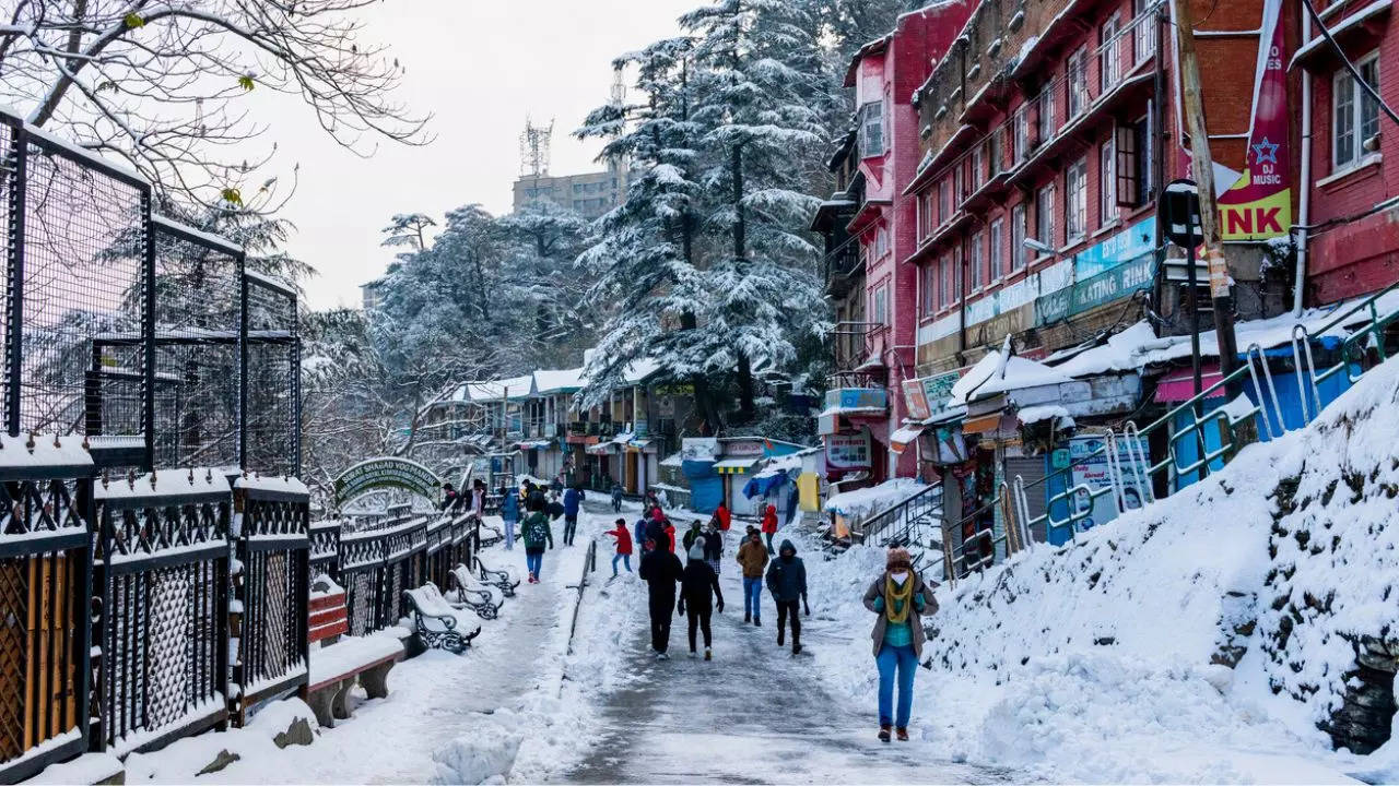 Shimla received its first snowfall this week Credit iStock