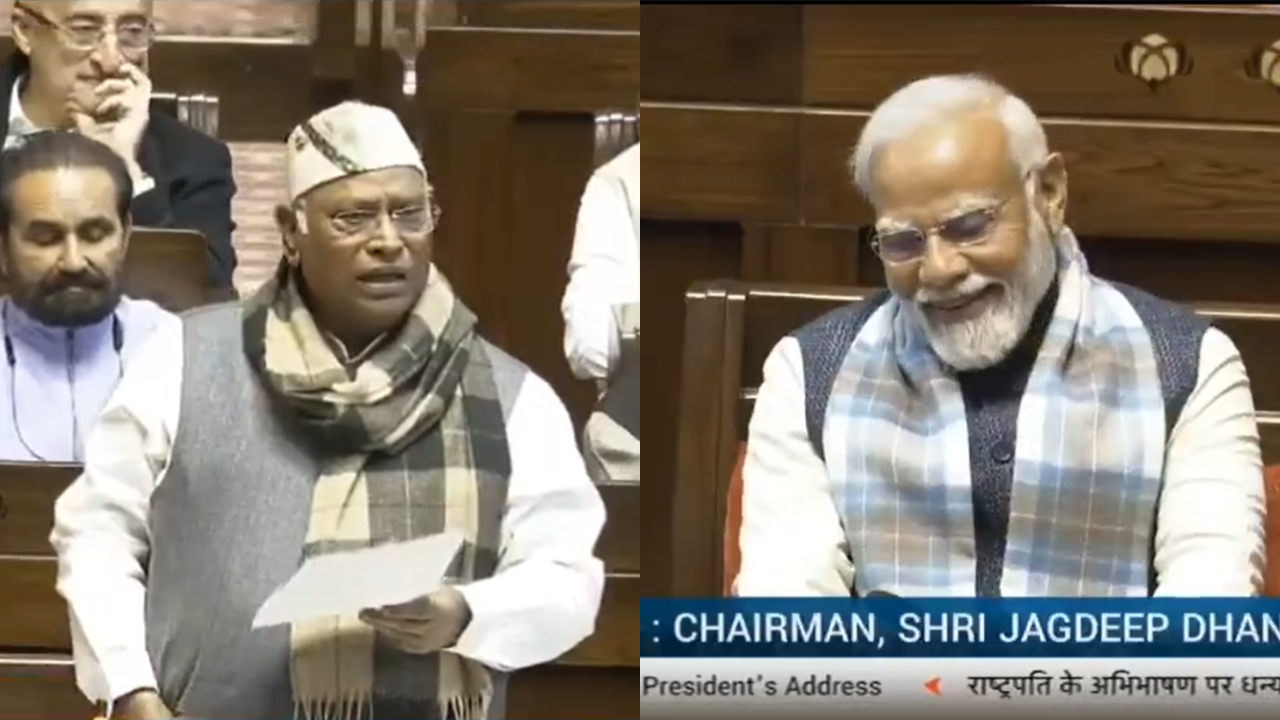 kharge_pm modi_rajya sabha