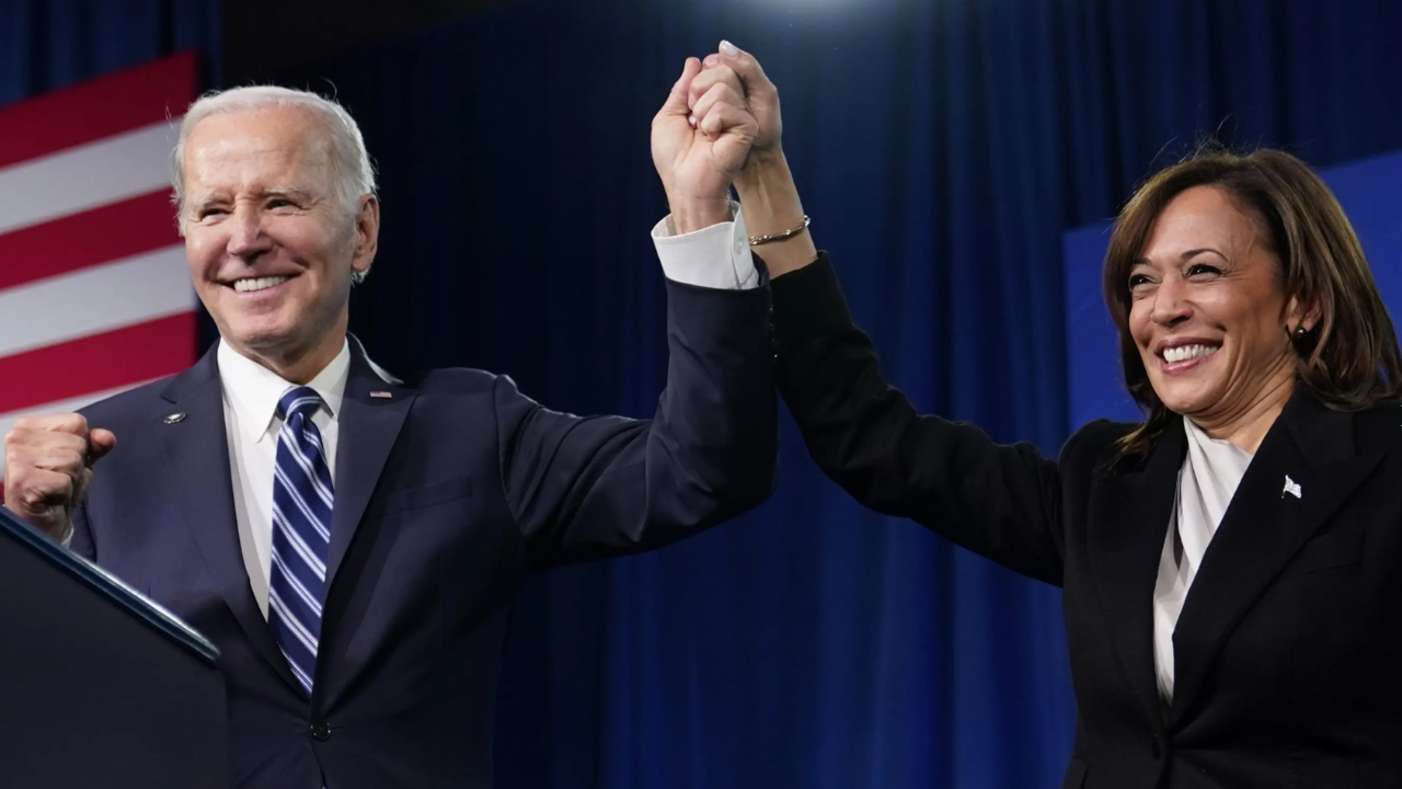 Joe Biden and Kamala Harris