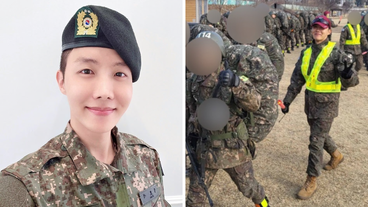 BTS' J-Hope Beams With Pride As He Leads Military Trainees Through 20 KM Ruck March