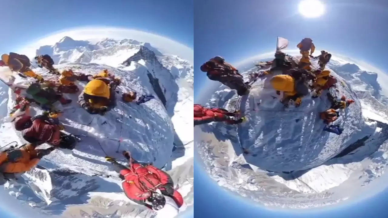 Mount Everest Viral Video