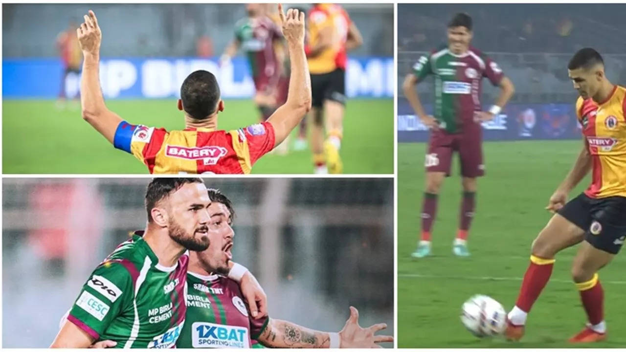 mohun bagan vs east bengal highlights panenka penalty goal kolkata derby fight