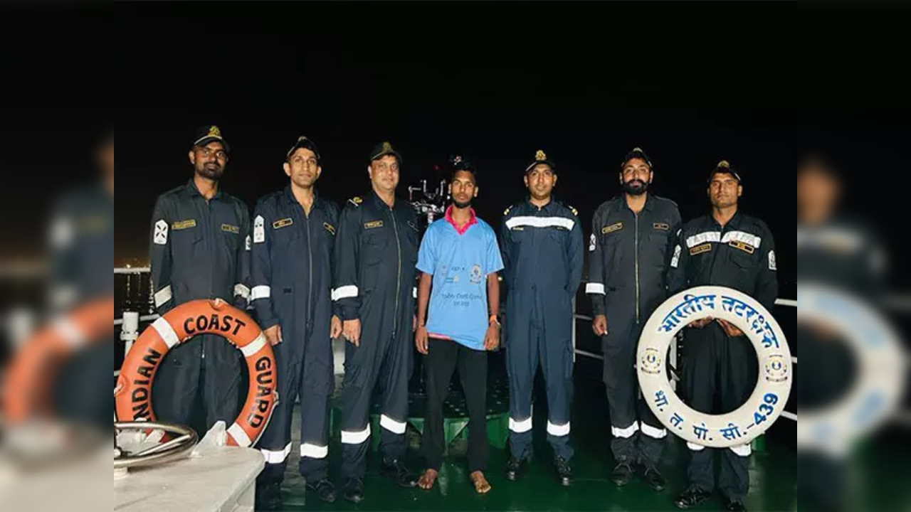 Indian Coast Guard Officials