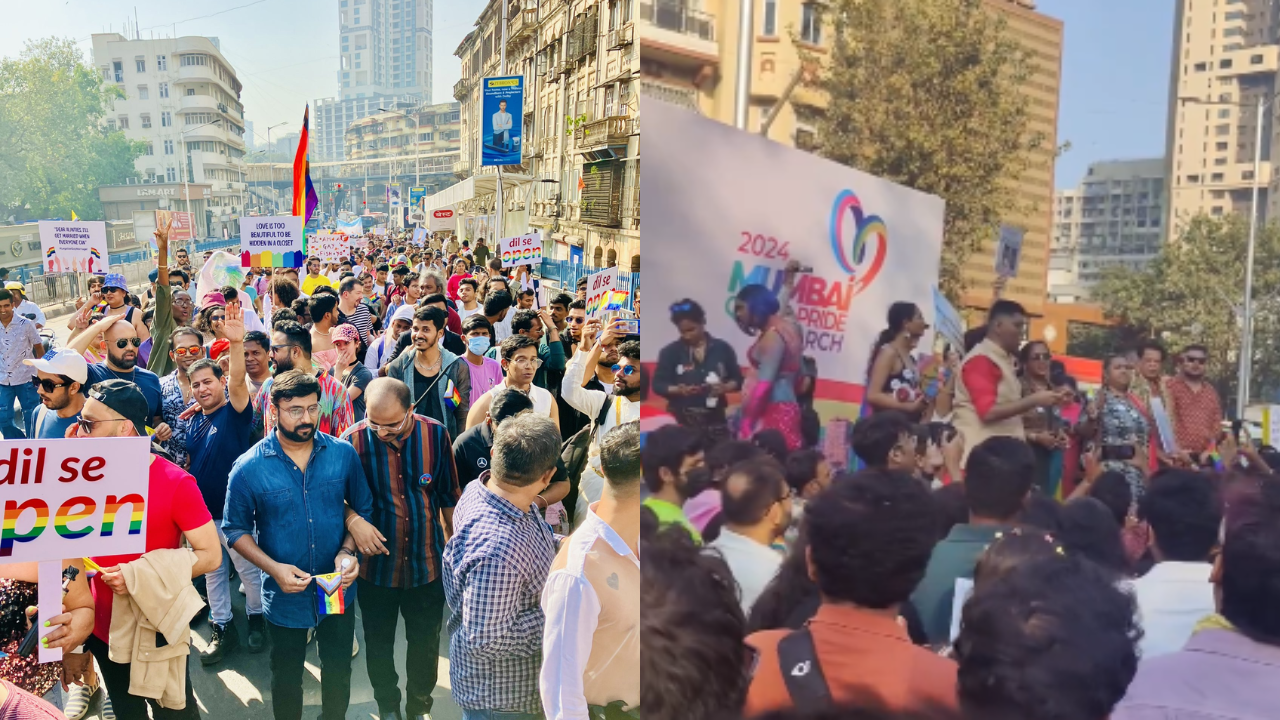 Mumbai LGBTQ Pride March Returns To The Streets After 4 Years |Video