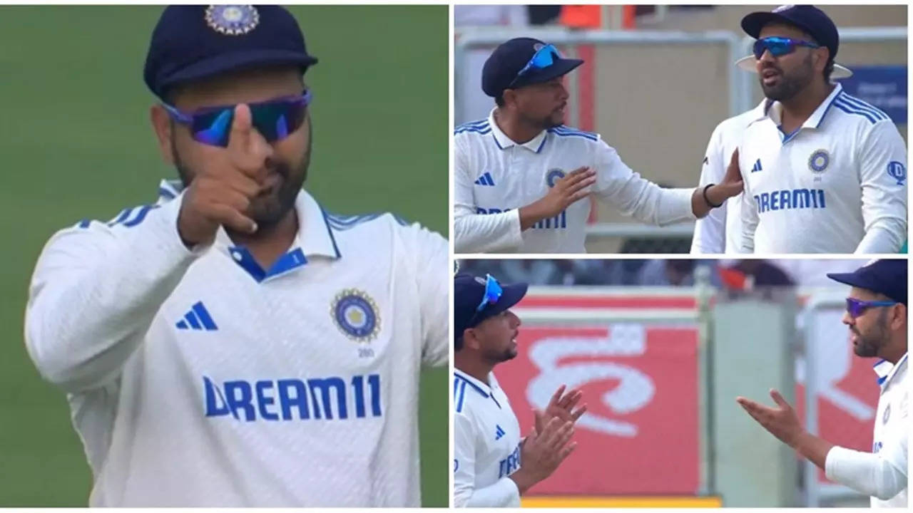 Watch: Rohit Sharma and Kuldeep Yadav's Hilarious Banter Over DRS During IND vs ENG 2nd Test