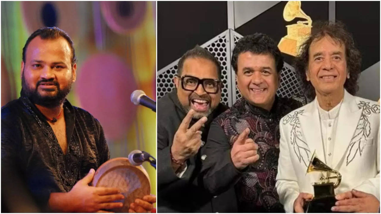 Percussionist Selvaganesh (L) On 1st Grammy Win, Band Shakti: 'It Is God's Grace' | Exclusive