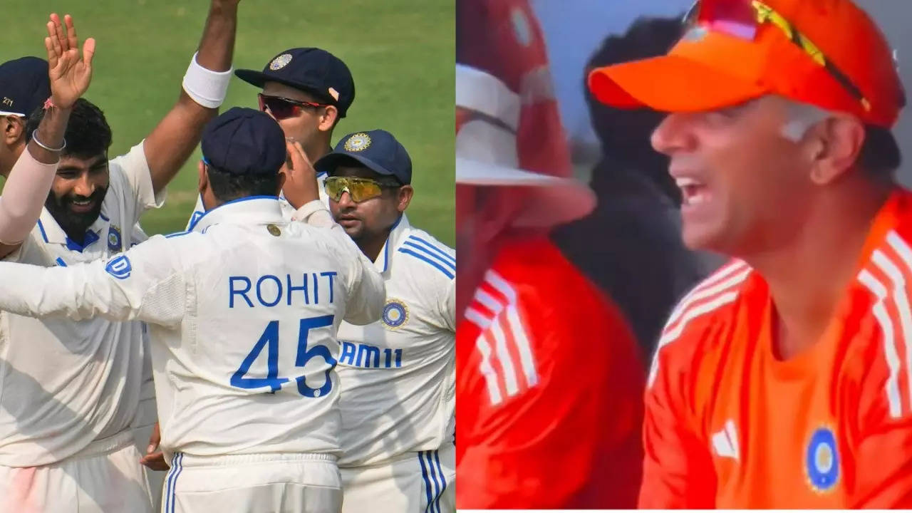 WATCH: Rahul Dravid Celebrates Wildly In Rarest Of Rare Moments After India Defeat England In 2nd Test