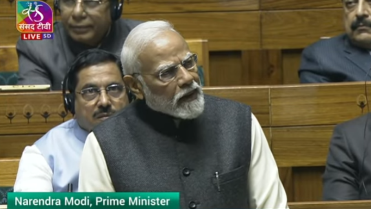 pm modi in parliament