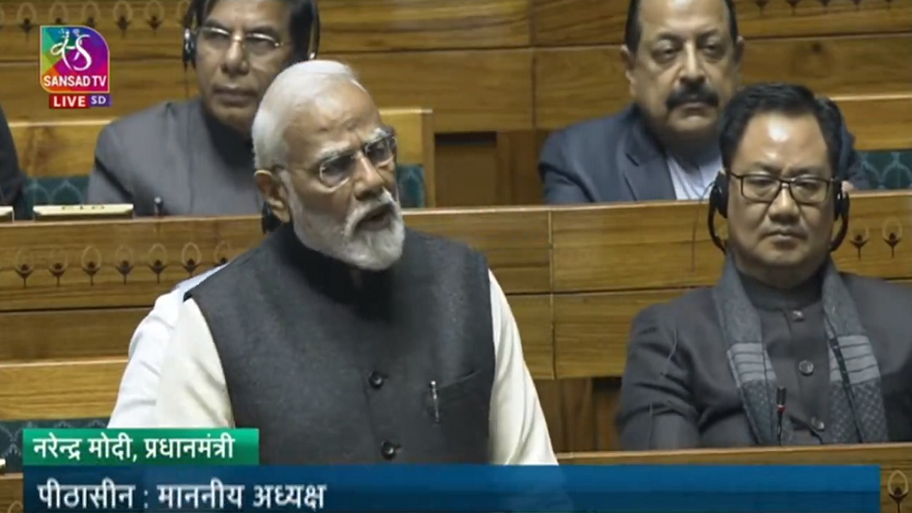 PM Modi In Lok Sabha