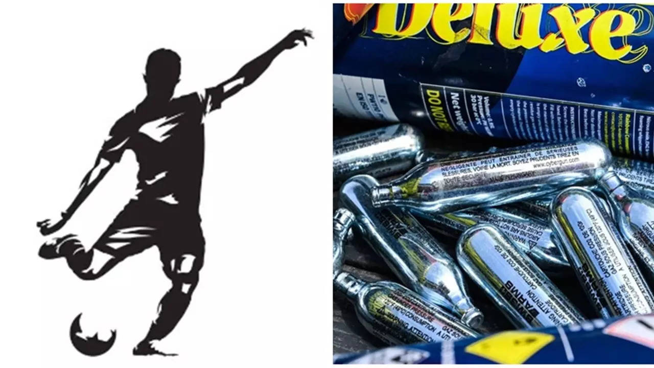 premier league football players use laughing gas