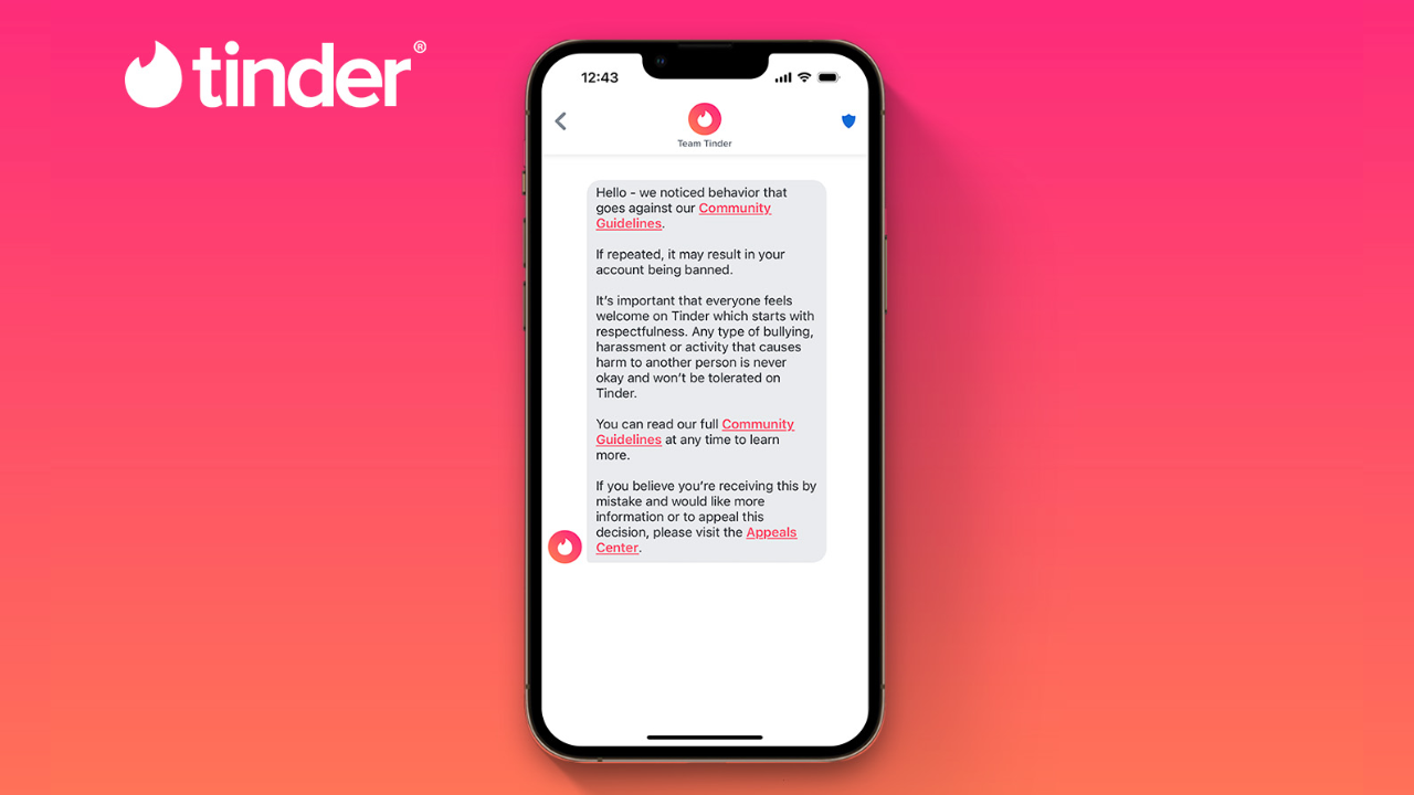Tinder User Warning