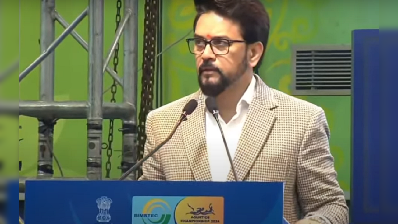 Sports Minister Anurag Thakur Declares BIMSTEC Aquatic Championships In New Delhi Open