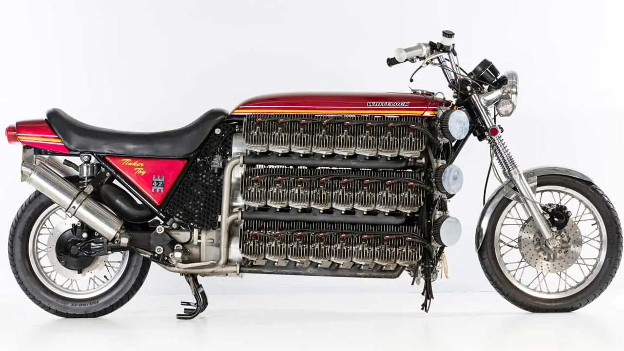 The Whitelock Tinker Toy displaces 4.1L and has 48-cylinders