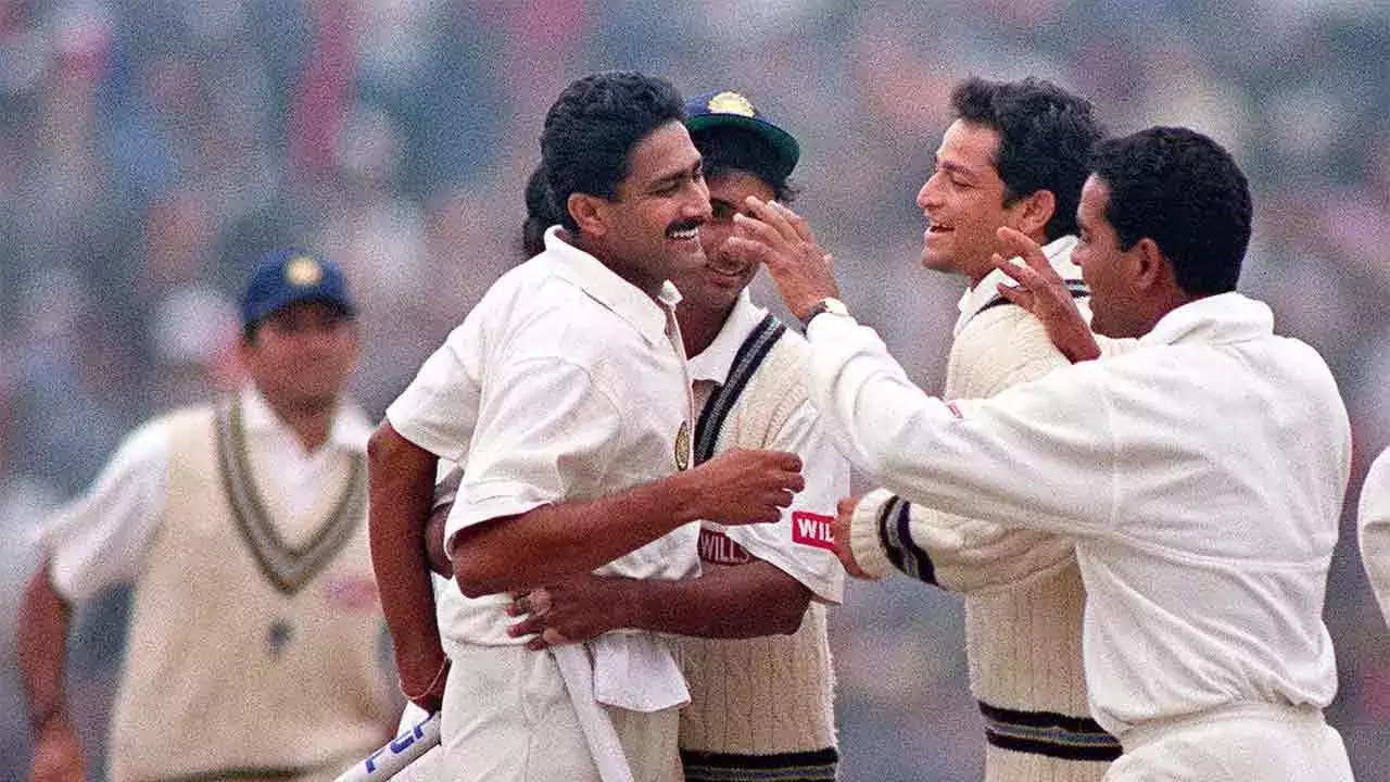 WATCH| On This Day: Anil Kumble Created History 25 Years Ago, Became First Indian Player To...