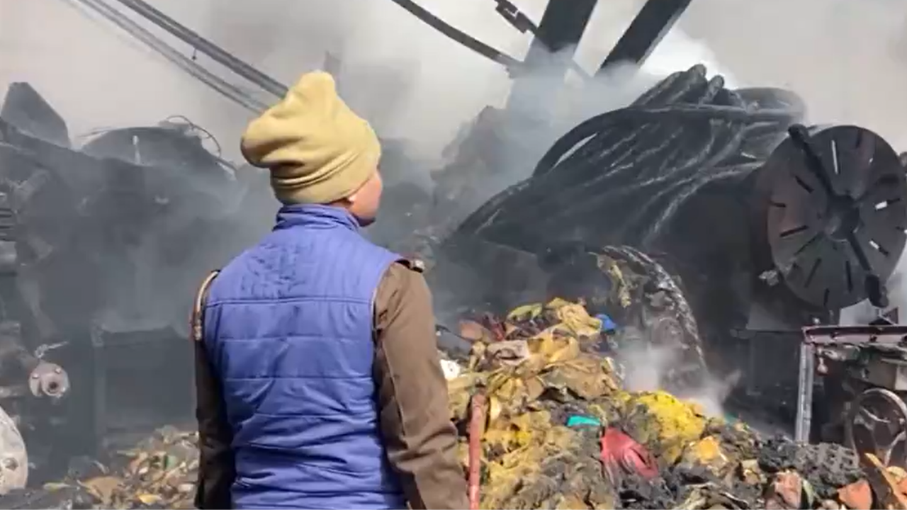 Ghaziabad cardboard factory fire