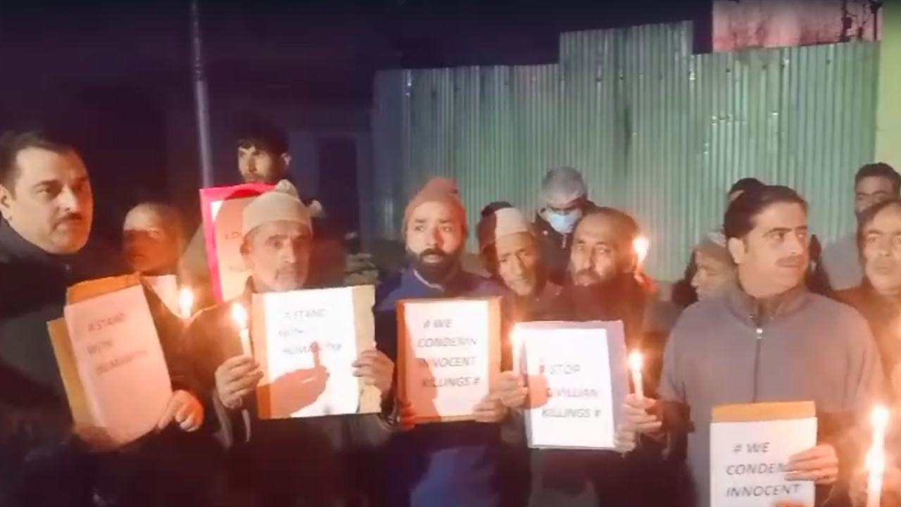 Massive protests Across Jammu and Kashmir Against Target Killings In Srinagar