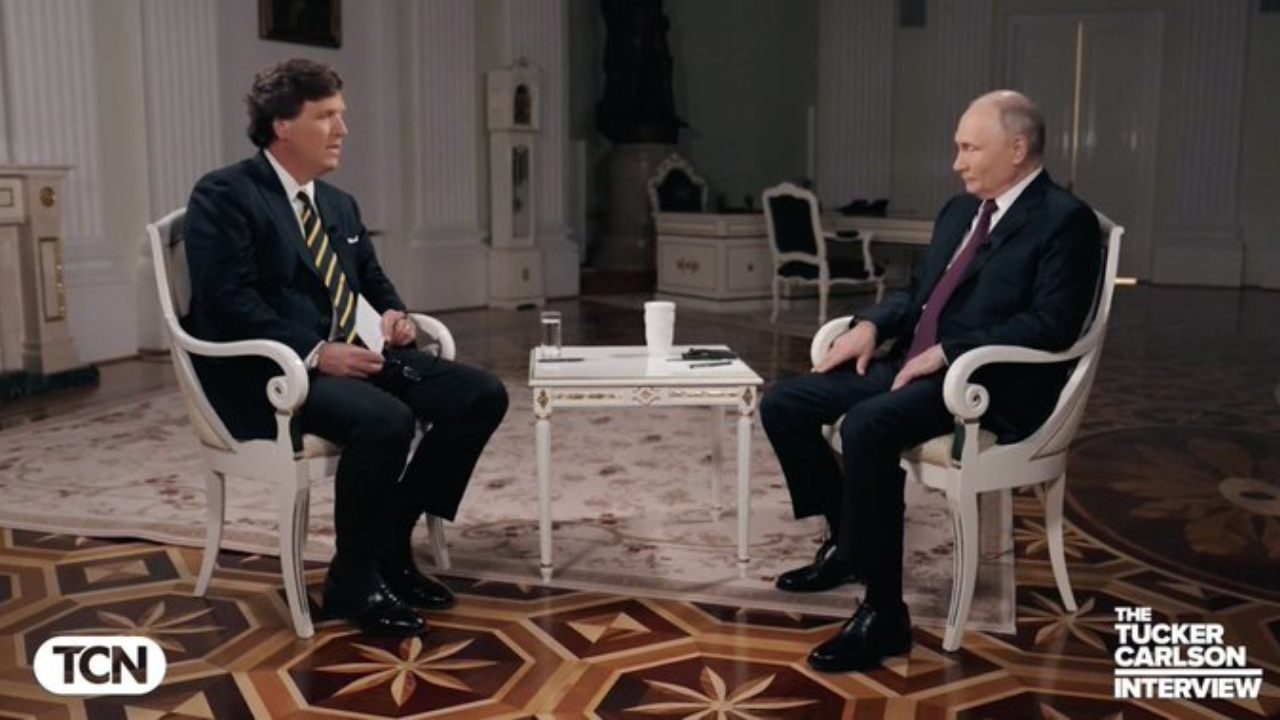 tucker carlson putin interview video fox news