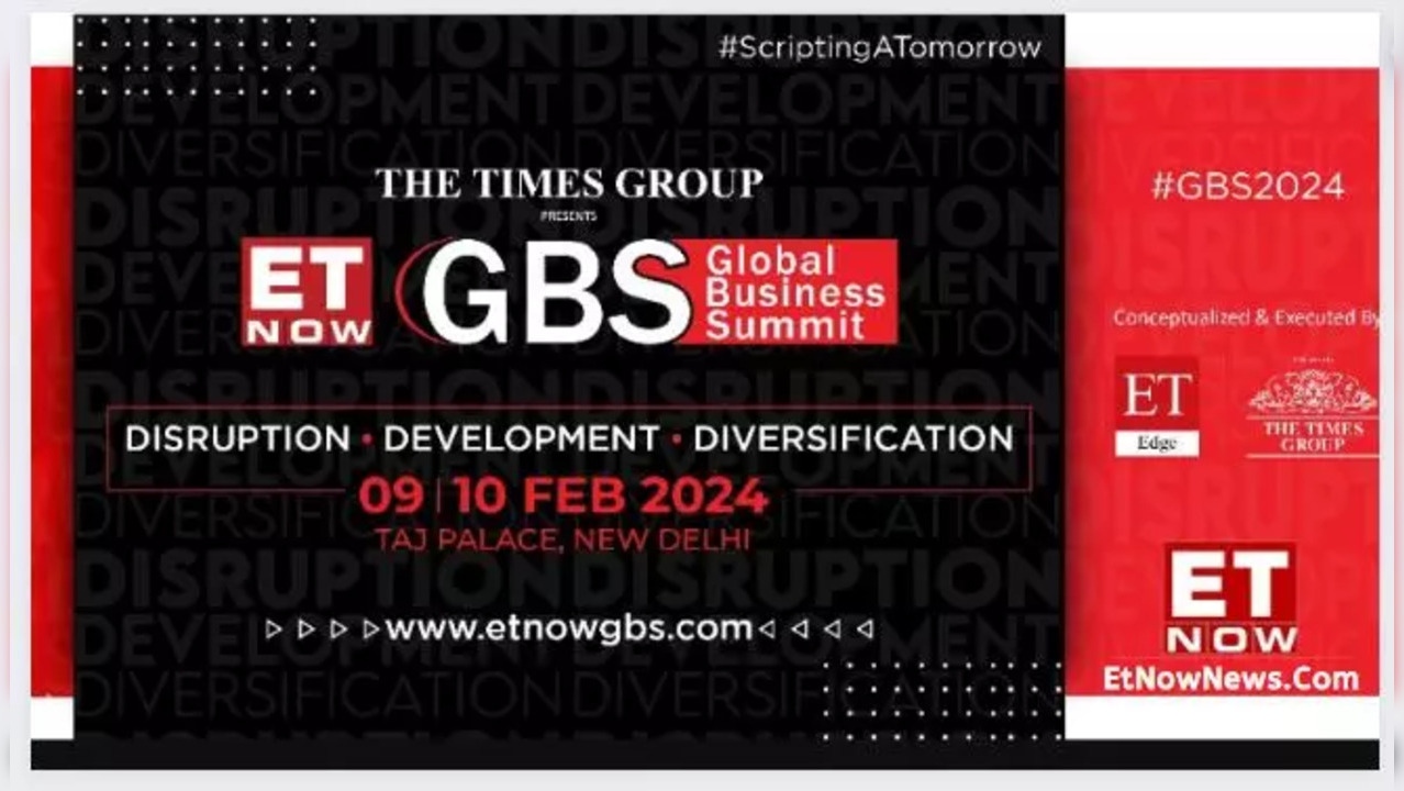 ET NOW Global Business Summit 2024: The 8th edition of The Times Group presents ET Now Global Business summit will serve as a platform where thought leaders and visionary technocrats will converge to shape the future.