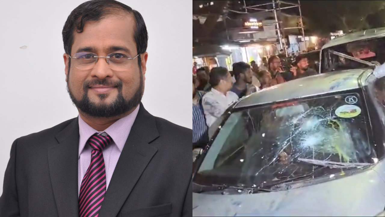 ​For 'Offensive' Remarks On PM Modi, Advani, Journalist Nikhil Wagle's Car Vandalised In Pune ​