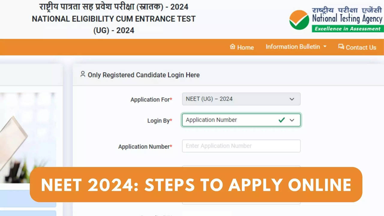 neet 2024 registration open, how to apply online on