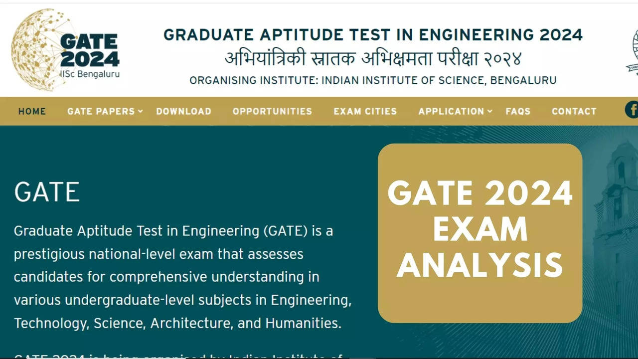 GATE 2024 Paper Analysis: Difficulty Level, Branch Wise Paper Review & More