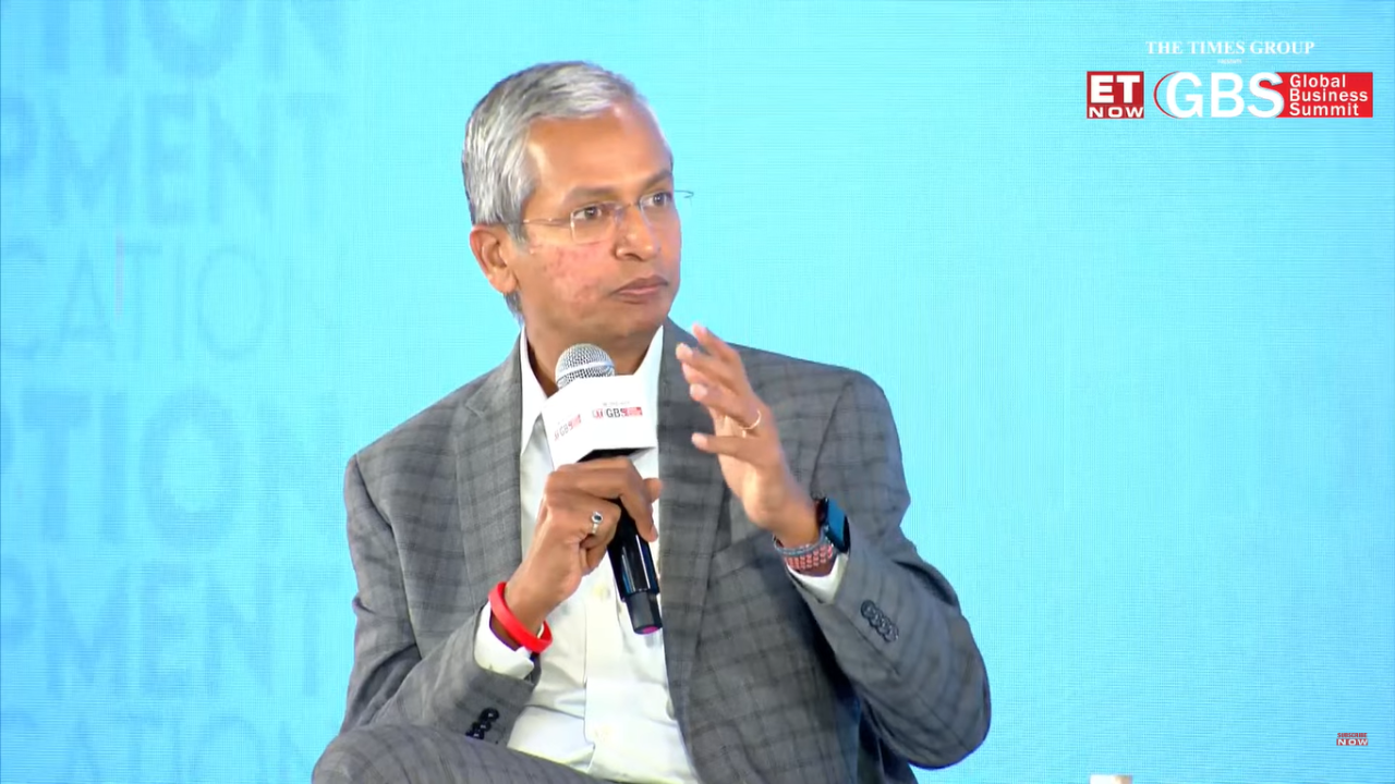 Lingraju Sawkar​ at the ET Now Global Business Summit 2024.​