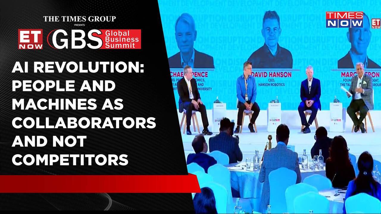 Discussing Navigating AI Revolution With Michael Spence, David Hanson & Marc Effron | ET Now GBS - T